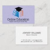 Afstudeerhoed Open Boek Online Logo Visitekaartje (Voorkant / Achterkant)