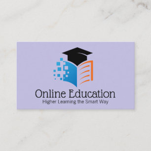 Afstudeerhoed Open Boek Online Logo Visitekaartje