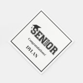 Afstudeerhoed servetten (Hoek)