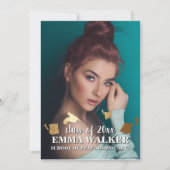 Afstudeerhoed Worp Afstuderen Aankondiging (Voorkant)