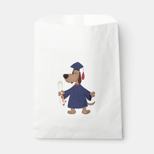 Afstudeerhond clipart bedankzakje (Voorkant)