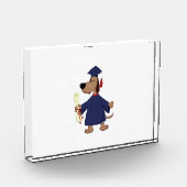 Afstudeerhond clipart fotoblokken (Links)