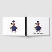 Afstudeerhond clipart gastenboek (Volledig)