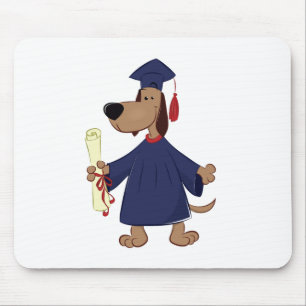 Afstudeerhond clipart muismat