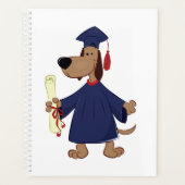 Afstudeerhond clipart planner (Voorkant)