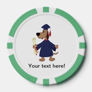 Afstudeerhond clipart poker chips