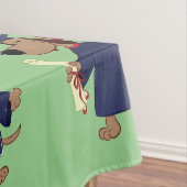 Afstudeerhond clipart tafelkleed (Voorbeeld)