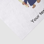 Afstudeerhond clipart tissuepapier (Detail)