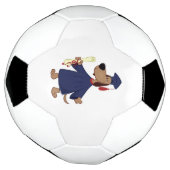 Afstudeerhond clipart voetbal (Gedraaid)