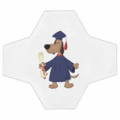 Afstudeerhond clipart voetbal (Enkel)