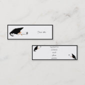 Afstudeerkaart met diploma contactkaartje (Voorkant / Achterkant)