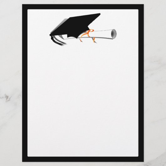 Afstudeerkaart met diploma flyer (Voorkant)