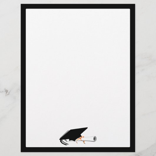 Afstudeerkaart met diploma flyer (Achterkant)