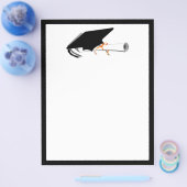 Afstudeerkaart met diploma flyer (Enkel)