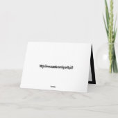 Afstudeerkaart met diploma kaart (Achterkant)