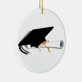 Afstudeerkaart met diploma keramisch ornament (Rechts)