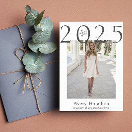 Afstudeerkaart van het jaar 5 foto's kaart