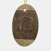 Afstudeerkap & diploma, Afstuderen Word Design Keramisch Ornament (Links)