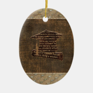 Afstudeerkap & diploma, Afstuderen Word Design Keramisch Ornament