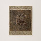 Afstudeerkap & diploma, Afstuderen Word Design Legpuzzel (Verticaal)