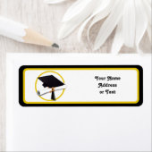 Afstudeerkap en diploma etiket (Insitu)