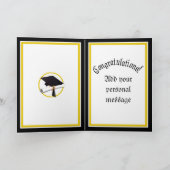 Afstudeerkap en diploma kaart (Binnen)