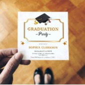 Afstudeerkap en diploma kaart