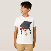 Afstudeerkap en diploma t-shirt (Voorkant volledig)