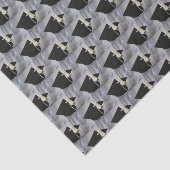 Afstudeerkap en diploma tissuepapier (Detail)