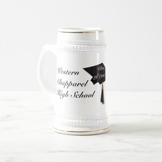 Afstudeerkap - Hoogschoolreünie Bierpul (Voorkant links)