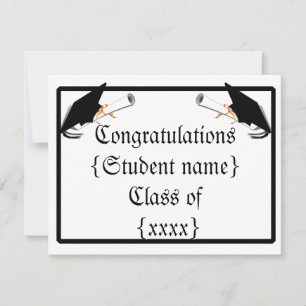 Afstudeerkap met diploma kaart