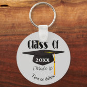 Afstudeerkap Sleutelhanger (Achterkant)