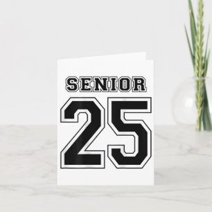 Afstudeerklas 2025 Middelbare School Senior 25 Op Kaart