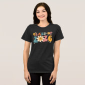 Afstudeerklas 2026 Afstuderen 2026 Eerste schoolda Tri-Blend Shirt (Voorkant volledig)