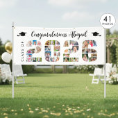 Afstudeerklas 2026 Foto Nummer Uitknip Spandoek