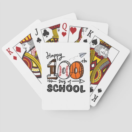 Afstudeerklas 2026 School Honkbal Pokerkaarten (Achterkant)