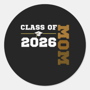 Afstudeerklas 2026 Senior Afstudeerklas Afstudeerd Ronde Sticker