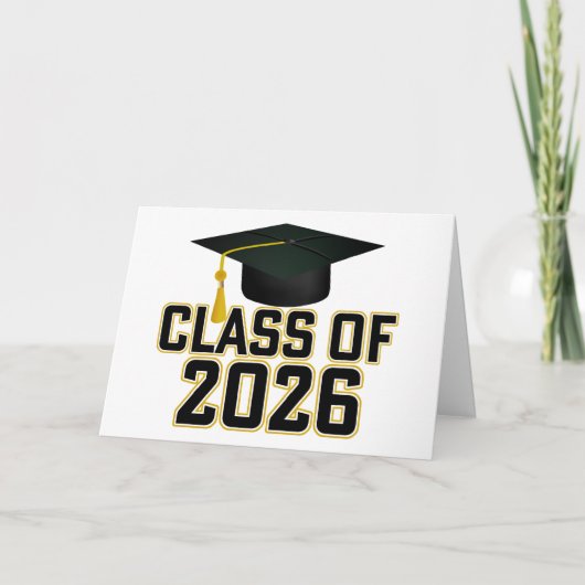 Afstudeerklas Letterman 2026 Kaart (Voorkant)