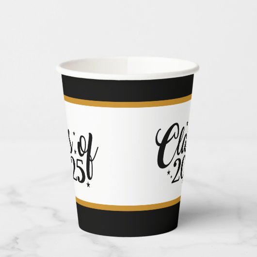 Afstudeerklas van 2025 papieren bekers (Links)