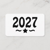 Afstudeerklas van 2027 Diploma-uitreiking Informatiekaartje (Voorkant)