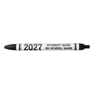 Afstudeerklas van 2027 Diploma-uitreiking Zwarte Inkt Pen
