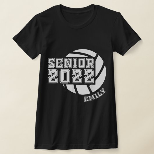 Afstudeerklasse van Senior Volleyball Team Player T-shirt (Laagn)
