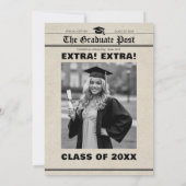 Afstudeerkrant “Extra Extra” Z&W Foto Kaart (Achterkant)
