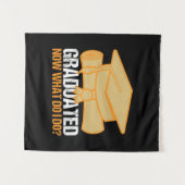 Afstudeerkunst | Afgestudeerd Wat Moet Ik Nu Doen Wandkleed (Voorkant (horizontaal))