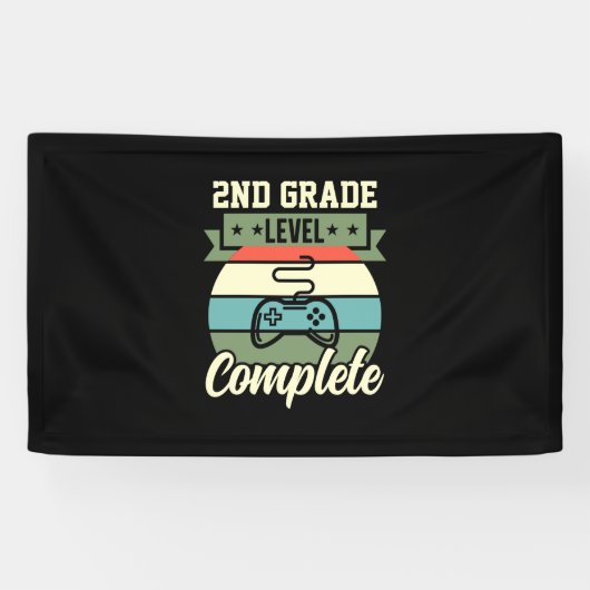 Afstudeerkunst | Niveau 2e leerjaar voltooid Spandoek (Horizontaal)