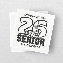 Afstudeerkwast 2026 Diploma Papier Servet