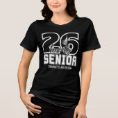 Afstudeerkwast van de klas van 2026 Tri-Blend shirt (Voorkant)