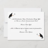 Afstudeerlak - Reunion op de middelbare school Aankondiging (Achterkant)