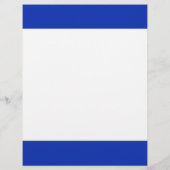 Afstudeerlampvoet met diploma - donkerblauwe achte flyer (Achterkant)