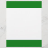 Afstudeerlampvoet met diploma - groene achtergrond flyer (Achterkant)